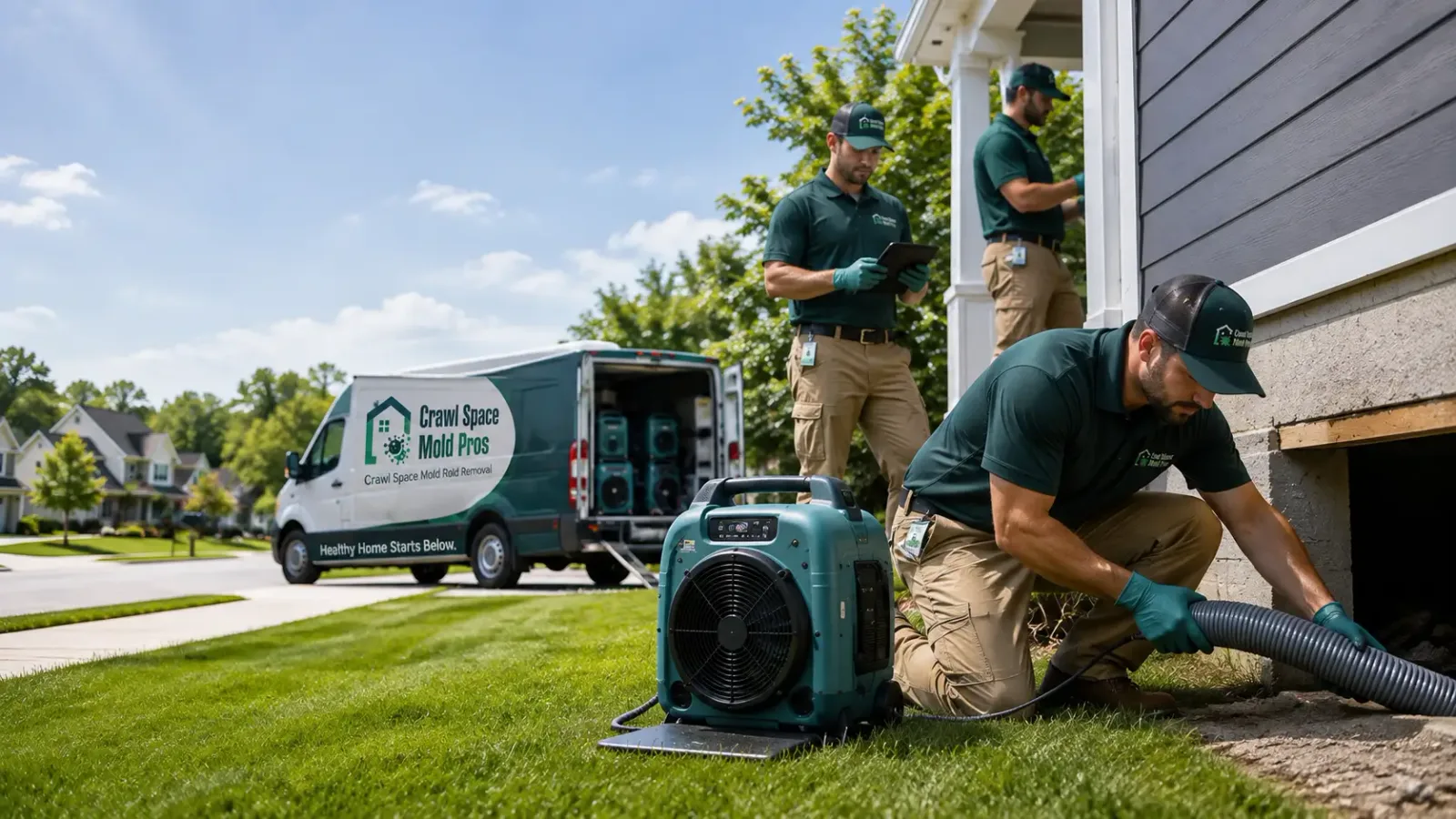 Crawl Space Mold Removal in Elliott, IL